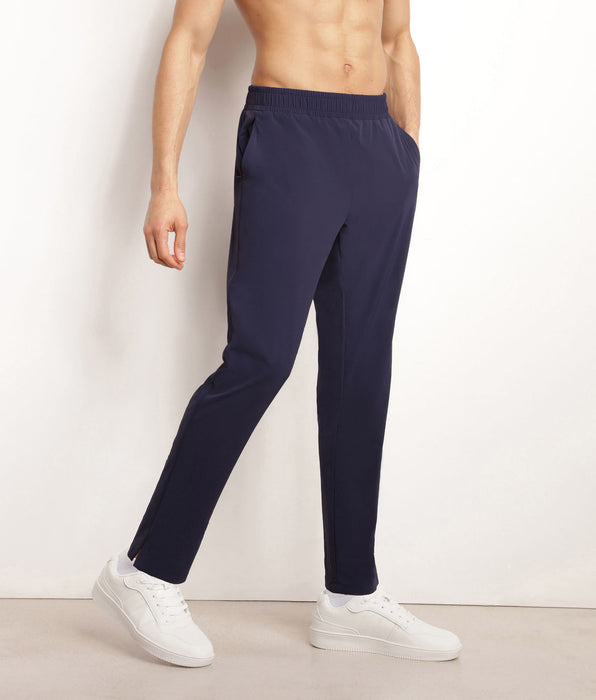 DIM Pantaloni chino uomo in jersey elasticizzato Blu DIM Move