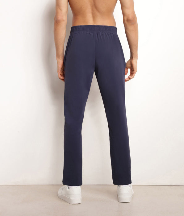 DIM Pantaloni chino uomo in jersey elasticizzato Blu DIM Move