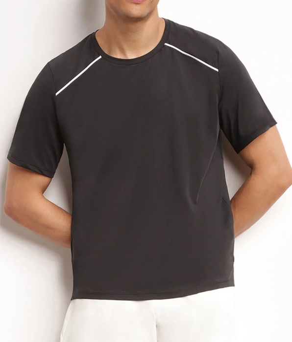 DIM T-shirt sportiva Uomo in tessuto traspirante nero DIM Move