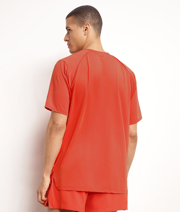 DIM Maglietta sportiva aerata Uomo Red DIM Move
