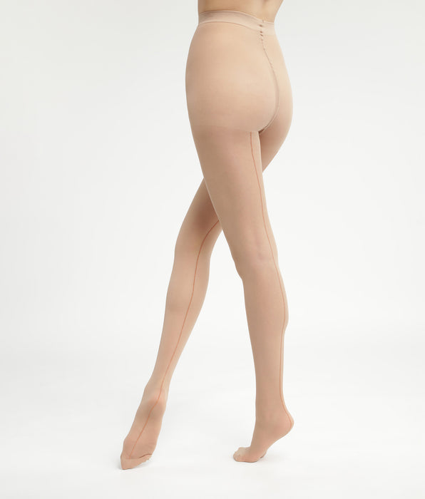 DIM Collant trasparenti beige con finiture in rame Dim Style