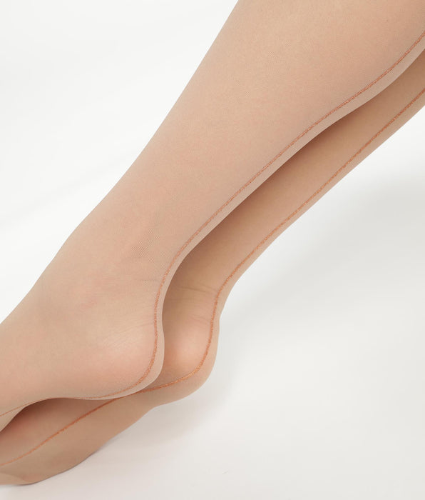 DIM Collant trasparenti beige con finiture in rame Dim Style