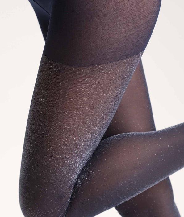 DIM Dim Style collant navy lucido coprente