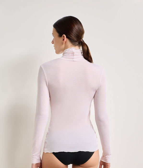 DIM T-shirt girocollo rosa tenue Thermal Light