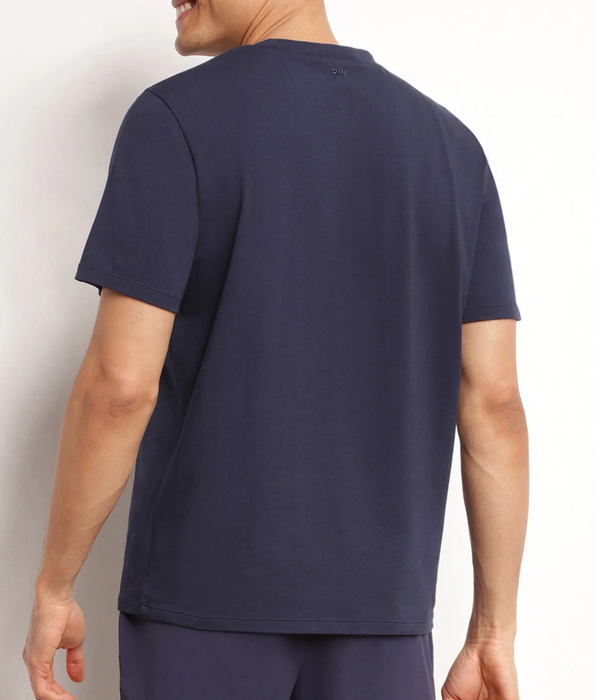 DIM Maglietta sportiva termoregolante da uomo in jersey blu notte DIM Move