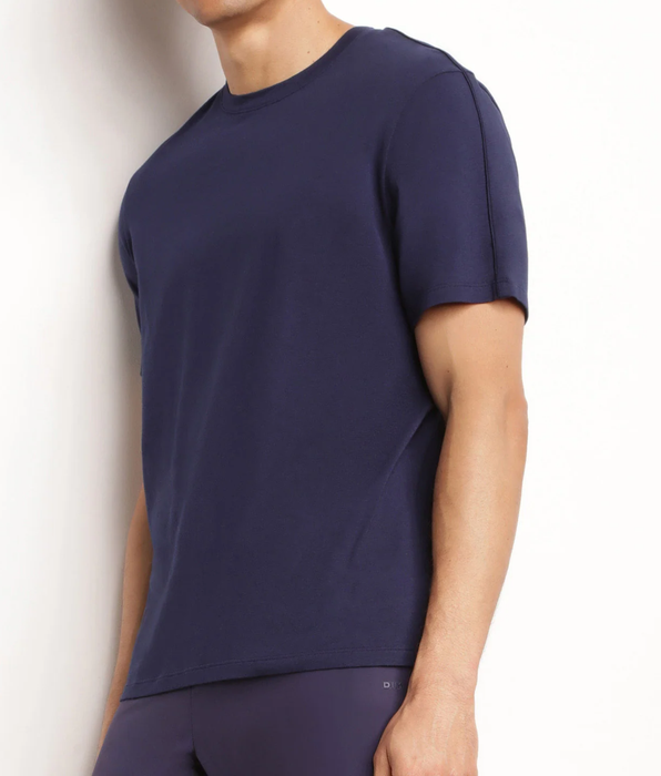DIM Maglietta sportiva termoregolante da uomo in jersey blu notte DIM Move