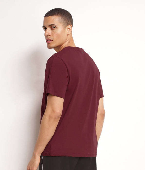 DIM Maglietta sportiva in jersey termoregolatore Uomo Bordeaux DIM Move