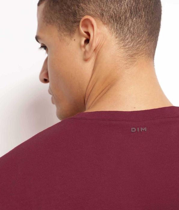 DIM Maglietta sportiva in jersey termoregolatore Uomo Bordeaux DIM Move