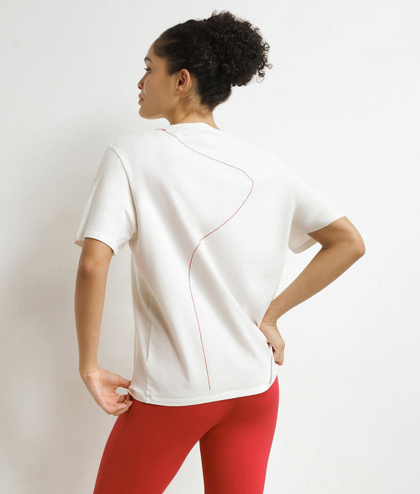 DIM Maglietta sportiva da donna in jersey termoregolatore Rosso DIM Move