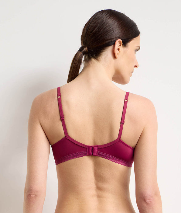 DIM Reggiseno a balconcino imbottito lampone intenso Daily Micro