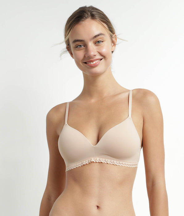DIM Reggiseno a triangolo imbottito senza ferretto Daily Micro nude