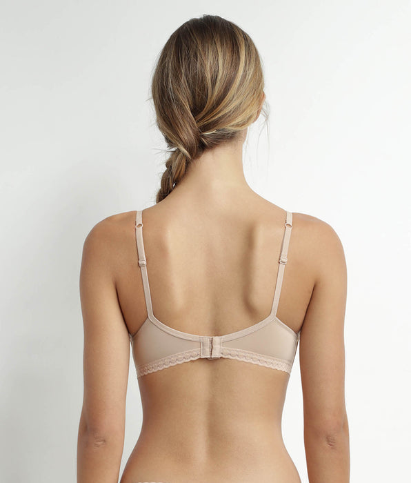 DIM Reggiseno a triangolo imbottito senza ferretto Daily Micro nude
