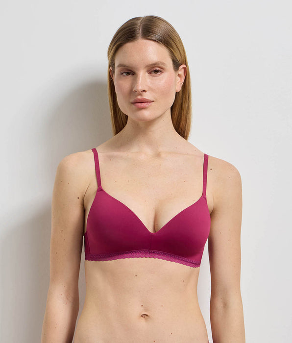 DIM Reggiseno a triangolo senza ferretto lampone intenso Daily Micro