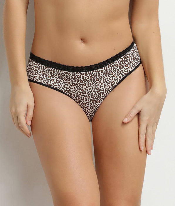DIM Slip da donna in microfibra leopardata Dim Daily Micro