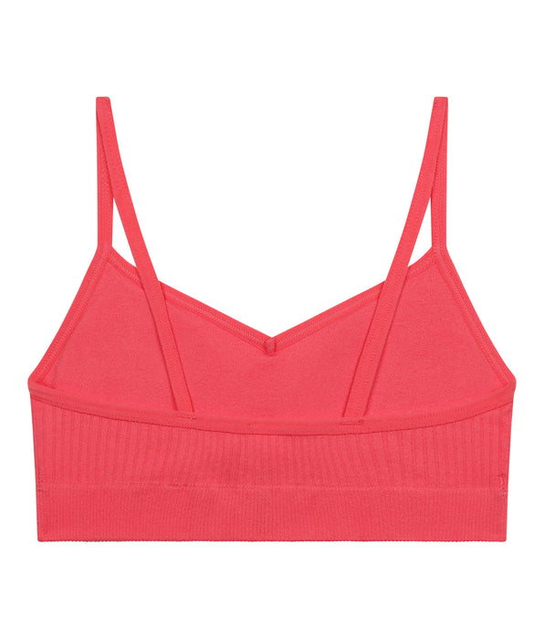 DIM Seamless girl's bra with removable microfiber foam Pink Dim