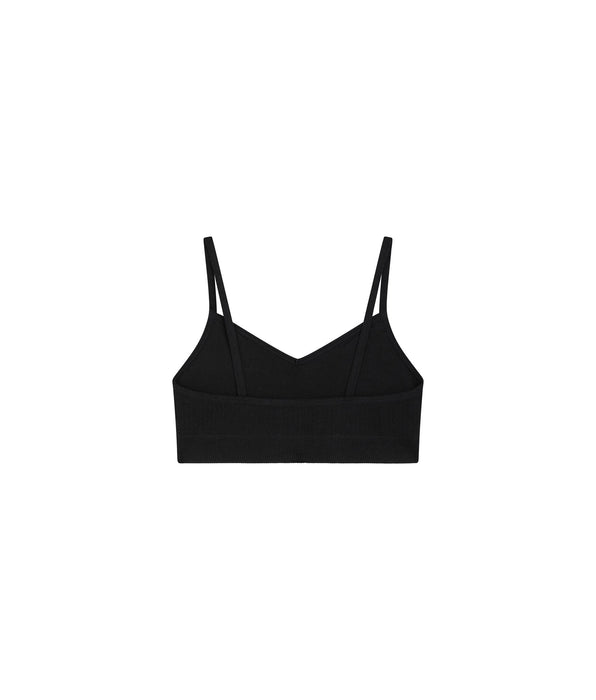 DIM Reggiseno senza cuciture in microfibra per bambina Nero Dim