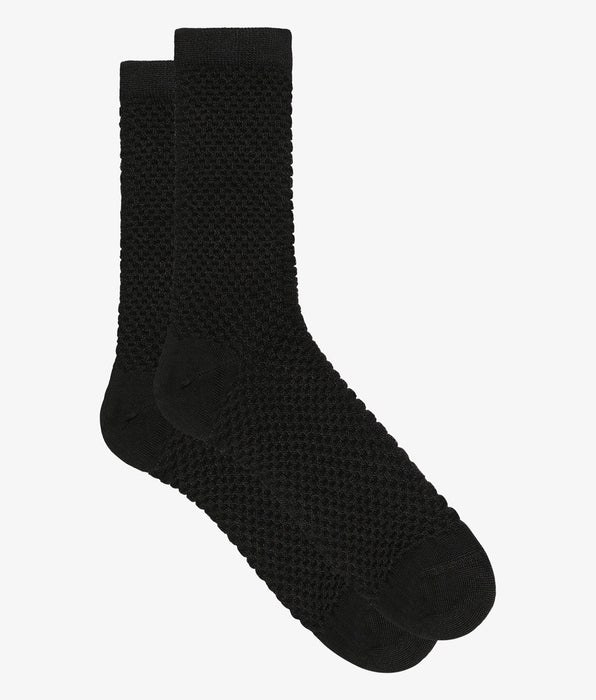 DIM Calze donna in viscosa nera goffrata Dim Style