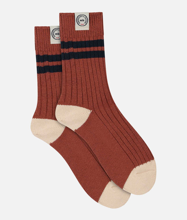DIM Calze colorblock Donna Marrone Dim x Inès de La Fressange