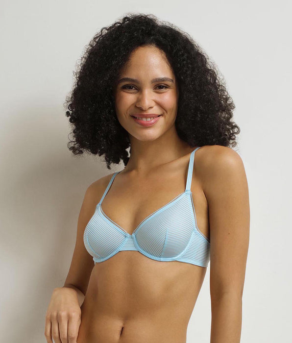 DIM Reggiseno a balconcino blu Dim x Inès de La Fressange