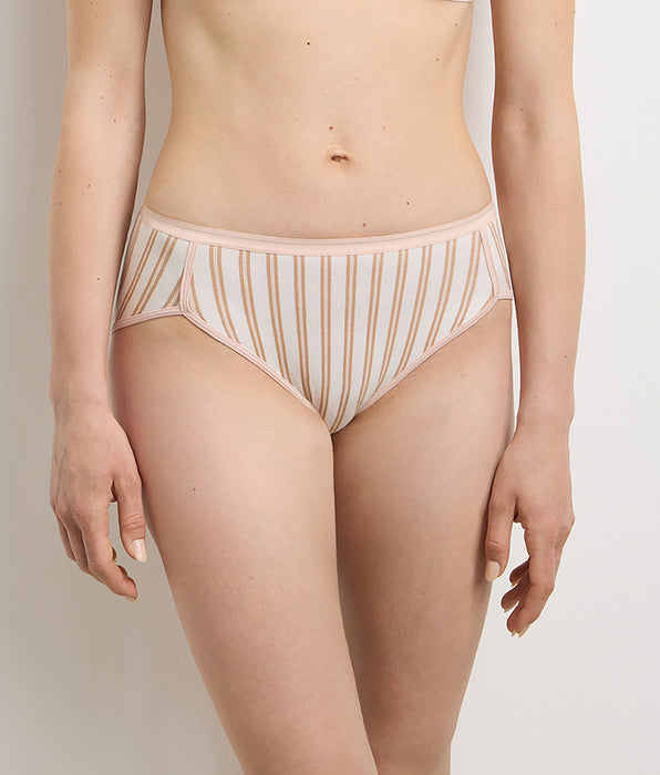 DIM Set da 3 shorty con elastico fantasia blu petalo Dim x Ines de la Fressange