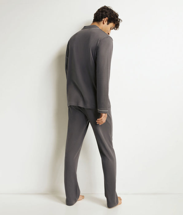 DIM Pacco da pantaloni del pigiama da uomo grigi Dim