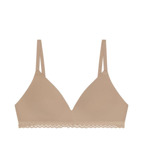 DIM Reggiseno senza ferretto in microfibra e pizzo Nude Daily