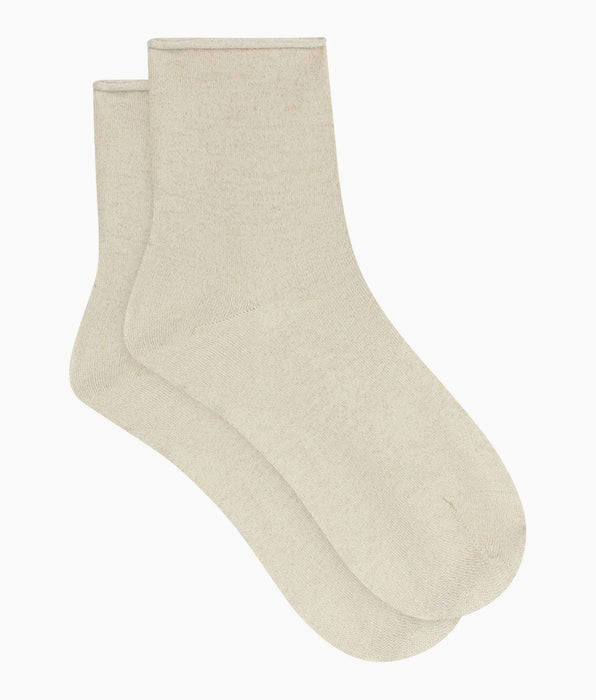 DIM Calzini da donna in lurex Beige Dim Mode