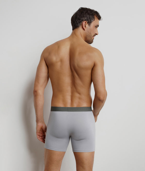 DIM Boxer lunghi da uomo in cotone Acier Dim Trendy
