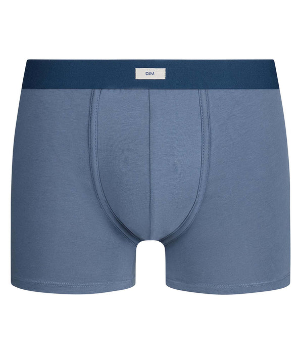 DIM Boxer lunghi da uomo in cotone Bleu Fjord Dim Trendy