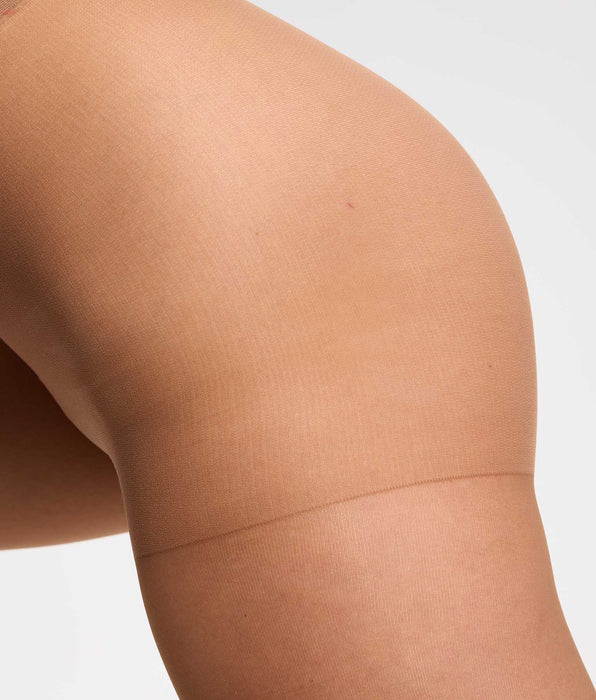 DIM Collant velato Nude marrone scuro senza segno in vita