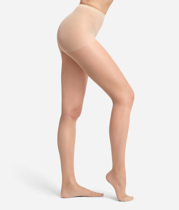 DIM Collant velato senza demarcazione Nude chiarissimo