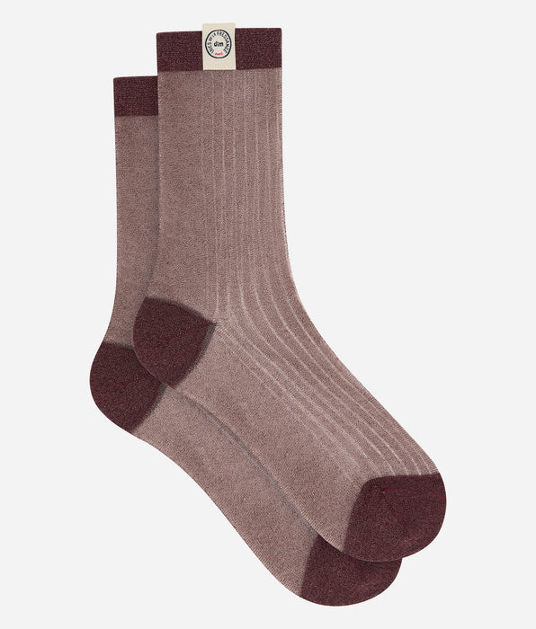 DIM Calze da donna marrone prezioso Dim x Ines de la Fressange