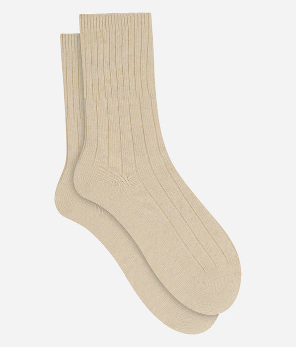 DIM Calzini da donna beige avorio