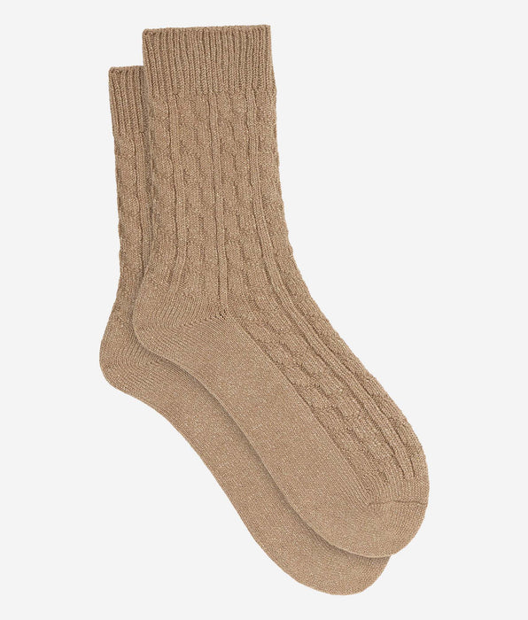 DIM Calze a coste beige La Mode