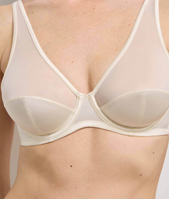 DIM Reggiseno con ferretto avorio Dim x Ines de la Fressange