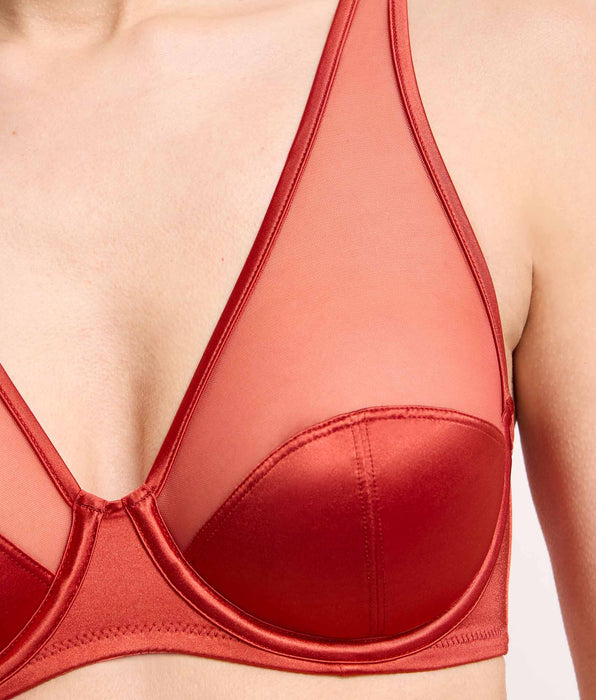 DIM Reggiseno con ferretto cannella speziata Dim x Ines de la Fressange