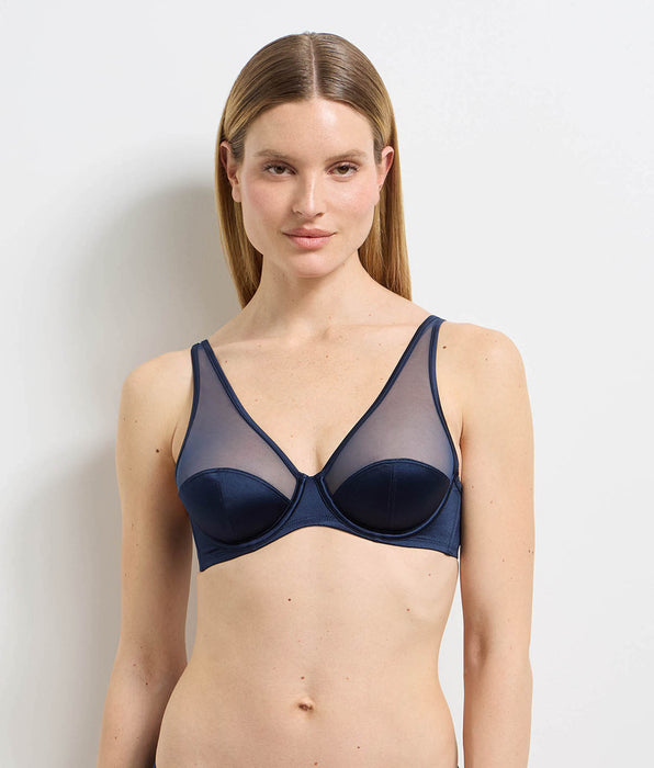 DIM Reggiseno con ferretto blu navy Dim x Ines de la Fressange