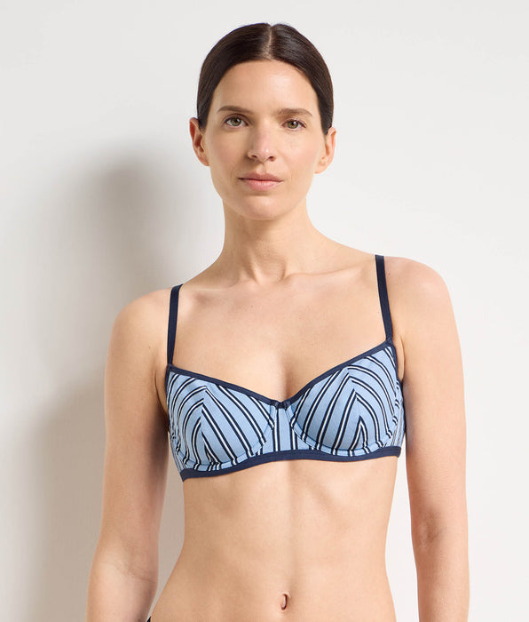 DIM Reggiseno a balconcino con ferretto azzurro Dim x Ines de la Fressange