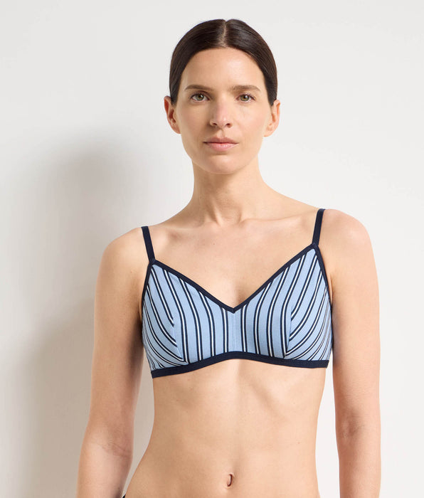 DIM Reggiseno senza ferretto azzurro Dim x Ines de la Fressange