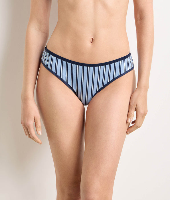 DIM Tanga stampato blu Dim x Ines de la Fressange