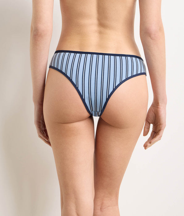 DIM Tanga stampato blu Dim x Ines de la Fressange