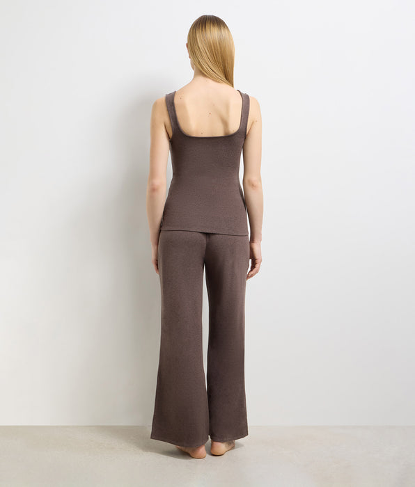 DIM Completo pigiama in jersey fine marrone intenso DIM x Ines de la Fressange