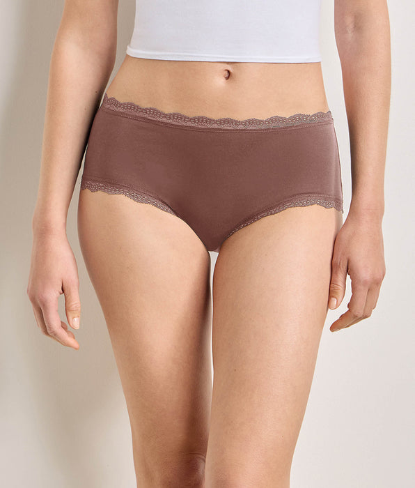 DIM Confezione da 2 shorty color cenere Daily Coton Dentelle