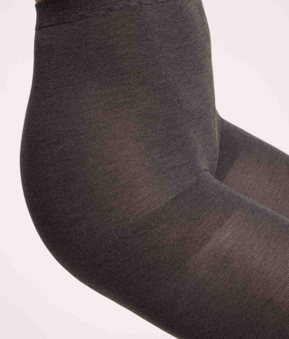 DIM Collant caldo effetto lana grigio scuro 115D Thermo