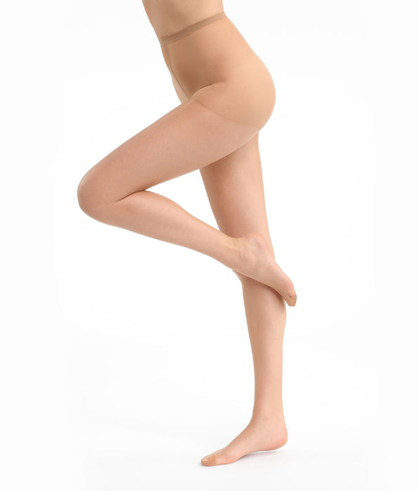 DIM Collant Mes Essentiels in voile ambrato trasparente di DIM 15D