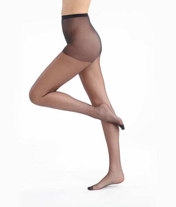 DIM Collant trasparente in voile nero Mes Essentiels by DIM 15D