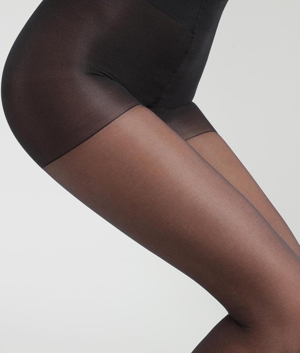 DIM Collant Diam's Voile Galbé nero 22D