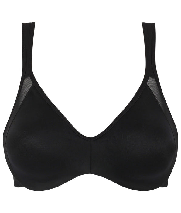 DIM Reggiseno minimizzatore con ferretto nero Generous Dim