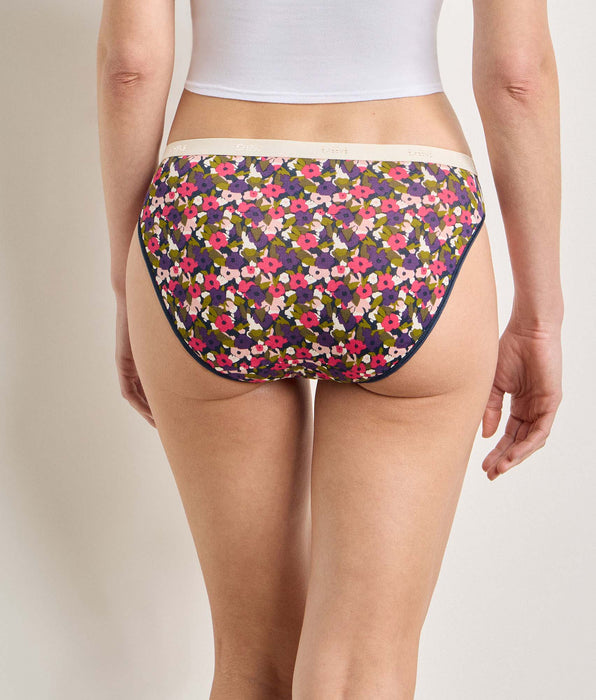 DIM Confezione da 5 slip éclat floral Les Pockets Coton