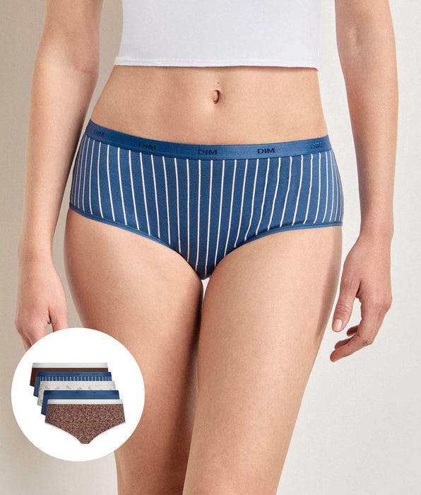DIM Set da 5 shorty delizia caffè Les Pockets Coton